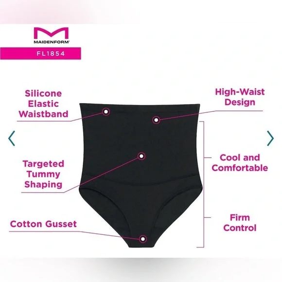 Maidenform Shapewear Firm Control High Waist Brief SZ Medium NWT - Picture 11 of 11